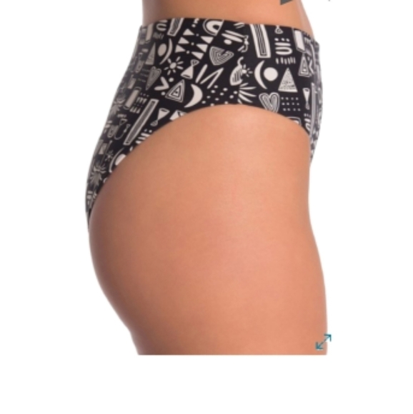 𝅺ONIA SABRINA HIGH WAIST GEO BIKINI BOTTOMS NWT - Picture 4 of 10